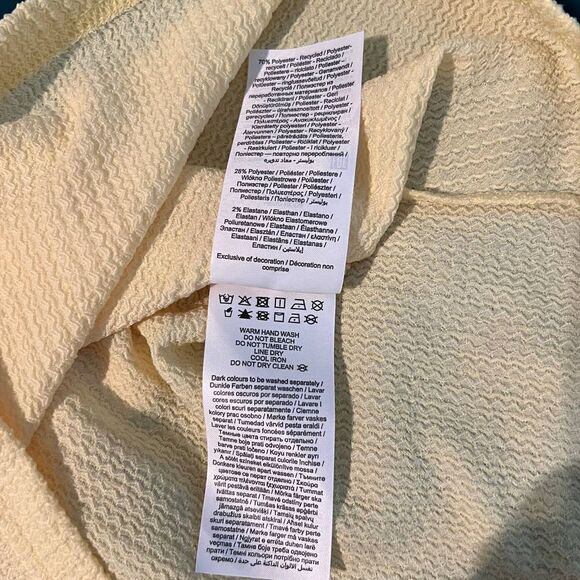 Vero Moda Yellow Pam Ruffle Strap Tank Top - M (NWT) - Picture 12 of 12